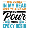 Funny epoxy resin saying