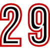29 Number Years Jersey