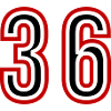 36 Number Years Jersey