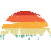 Sunset Skyline Silhouette