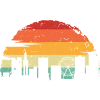 Sunset Skyline Gradient