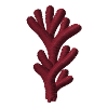 Corail brodé