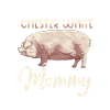 Maman cochon blanc Chester