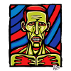 Abstract Art of a Zombie