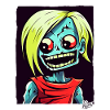 Cartoon Skull Zombie Spinner