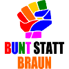 bunt statt braun