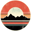 Mountains, Mountains, Hikers, Nature