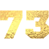 73 Gold Glitter - 73 Birthday