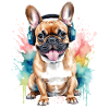 Casque Bouledogue Français Frenchie Dog