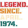 Legend Since April 1974