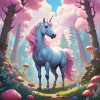 Einhorn im Zauberwald