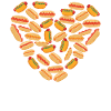Hot Dog Adult Heart