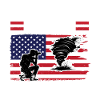 USA flag Tornado Chaser