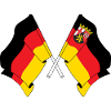 Flag Germany, Rhineland Palatinate