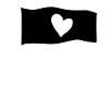 Flag Heart Love Symbol Shape