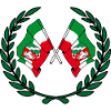 Flags North Rhine-Westphalia laurel wreath