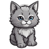 Cute kitten design