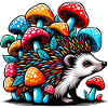 Champignons Riccio con Fungo Funghi