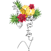 Pineapple Lady Lineart