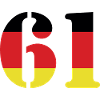 61 Numéro Jersey Allemagne