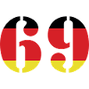 69 Number Jersey Germany