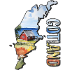 Carte aquarelle de Gotland
