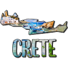 Carte à l’aquarelle Crète