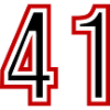 41 Number Years Jersey