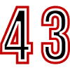 43 Number Years Jersey