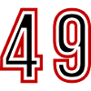 49 Número Años Jersey