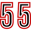 55 Number Years Jersey