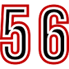 56 Number Years Jersey
