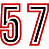 57 Number Years Jersey