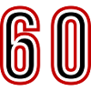 60 Number Years Jersey