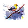 American Goldfinch Artistic