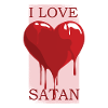 Love Satan Dripping Heart