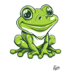Cute Happy Frog