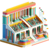 Bunte & Antike Tribüne