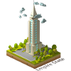 Geometric low poly Empire Building