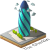 Geometric low poly The Gherkin