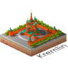 Geometric low poly The Kremlin