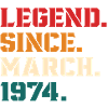 Legend Since March 1974