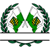 Flags Saxony laurel wreath banner