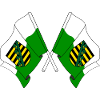 Two flags Saxony