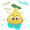 Funny yellow pear