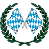 Flags Bayern laurel wreath