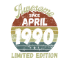 Génial depuis avril 1990 - Anniversaire