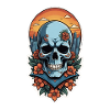 Bones and Botany skull