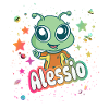 ALESSIO - Bellissimo nome da ragazzo con simpatico alieno