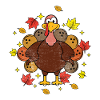 Thankful Turkey Bowling Matching Thanksgiving
